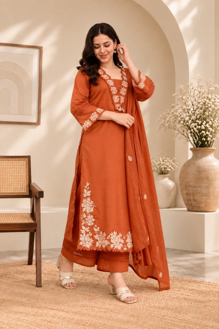 Embroidered Kurta Set – Hikma - Image 4